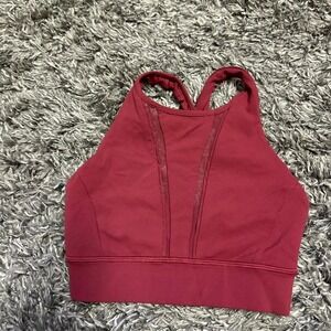 Lululemon Free to Be Serene Bra High Neck Burgundy Size 2